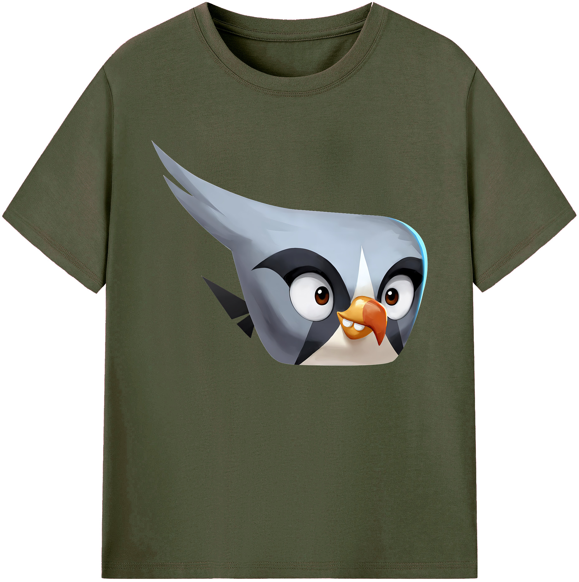 （画像用） Angry Birds アングリーバード 綿100％ メンズ半袖Tシャツ｜肌触りやわらか＆通気性